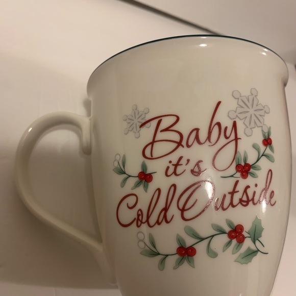 NEW Pfaltzgraff Winterberry “Baby it’s Cold Outside”Oversized 2 Sided Design Mug - Picture 5 of 7
